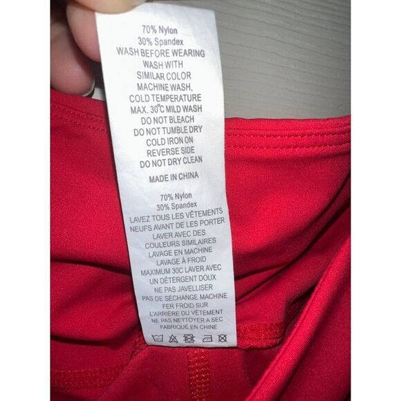 NWOT Zyia Red Banded Luxe Rendezvous Legging 7/8 24" Size 14-16 - Picture 11 of 13